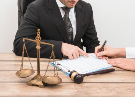 lawyer in suit